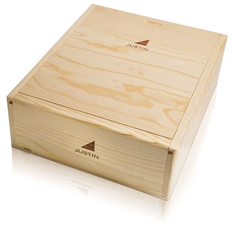 3-Bottle Wood Box